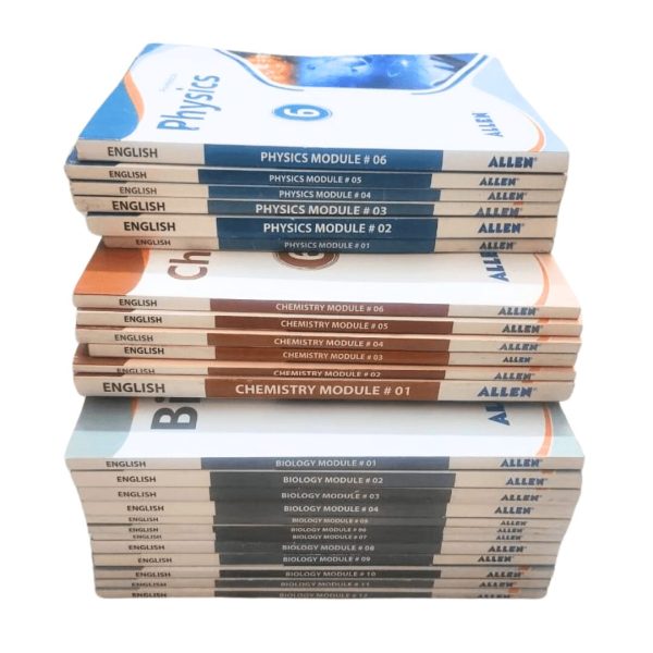 ALLEN NEET-UG 2024 Used Study Material – Set of 24 Modules | English Medium | For Class 11, 12 & Droppers