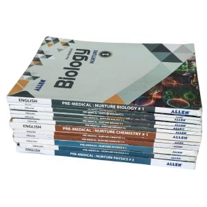Allen NEET 2025 Class 11 Nurture Study Material – Set of 12 Modules (Physics, Chemistry & Biology) | Used Preparation Books