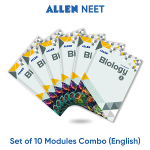 ALLEN NEET-UG USED Study Material Package For 11th, 12th & 12th Passed With Solutions (Set Of 24 Modules) English