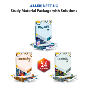 ALLEN NEET-UG USED Study Material Package For 11th, 12th & 12th Passed With Solutions (Set Of 24 Modules) English