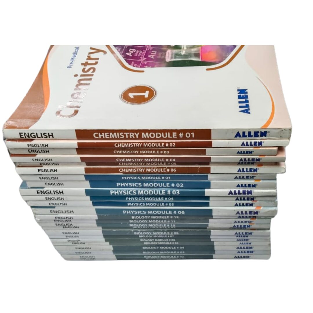 Allen NEET Leader 2023-2024 Full Set of 24 Used Modules for NEET Preparation