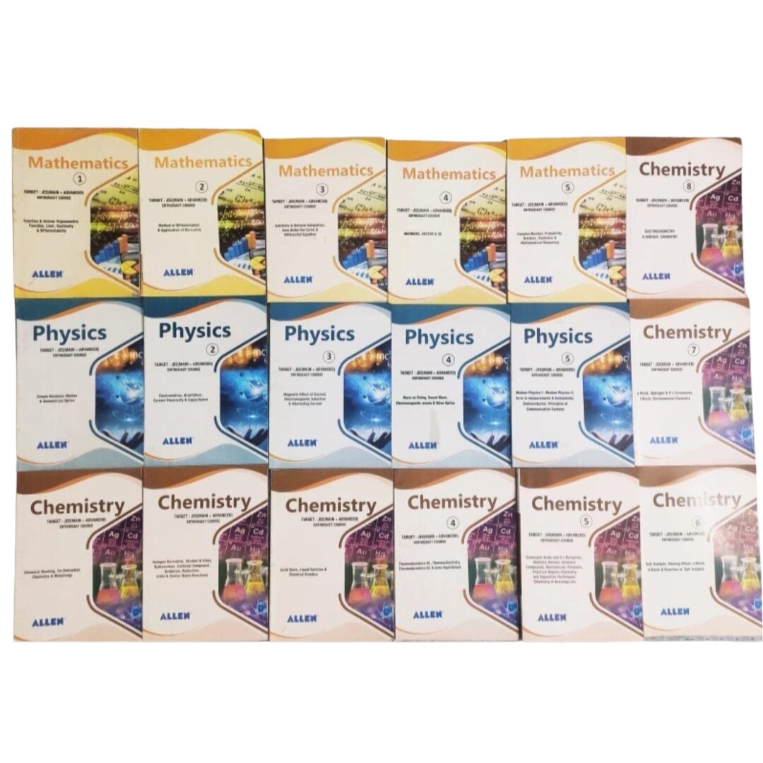 Allen IIT JEE Enthuse Class 12 Modules 2024 Set of 18 Books Used