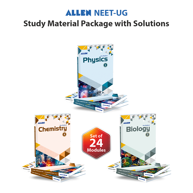 ALLEN NEET-UG USED Study Material Package Set Of 24 Modules For 11th & 12th